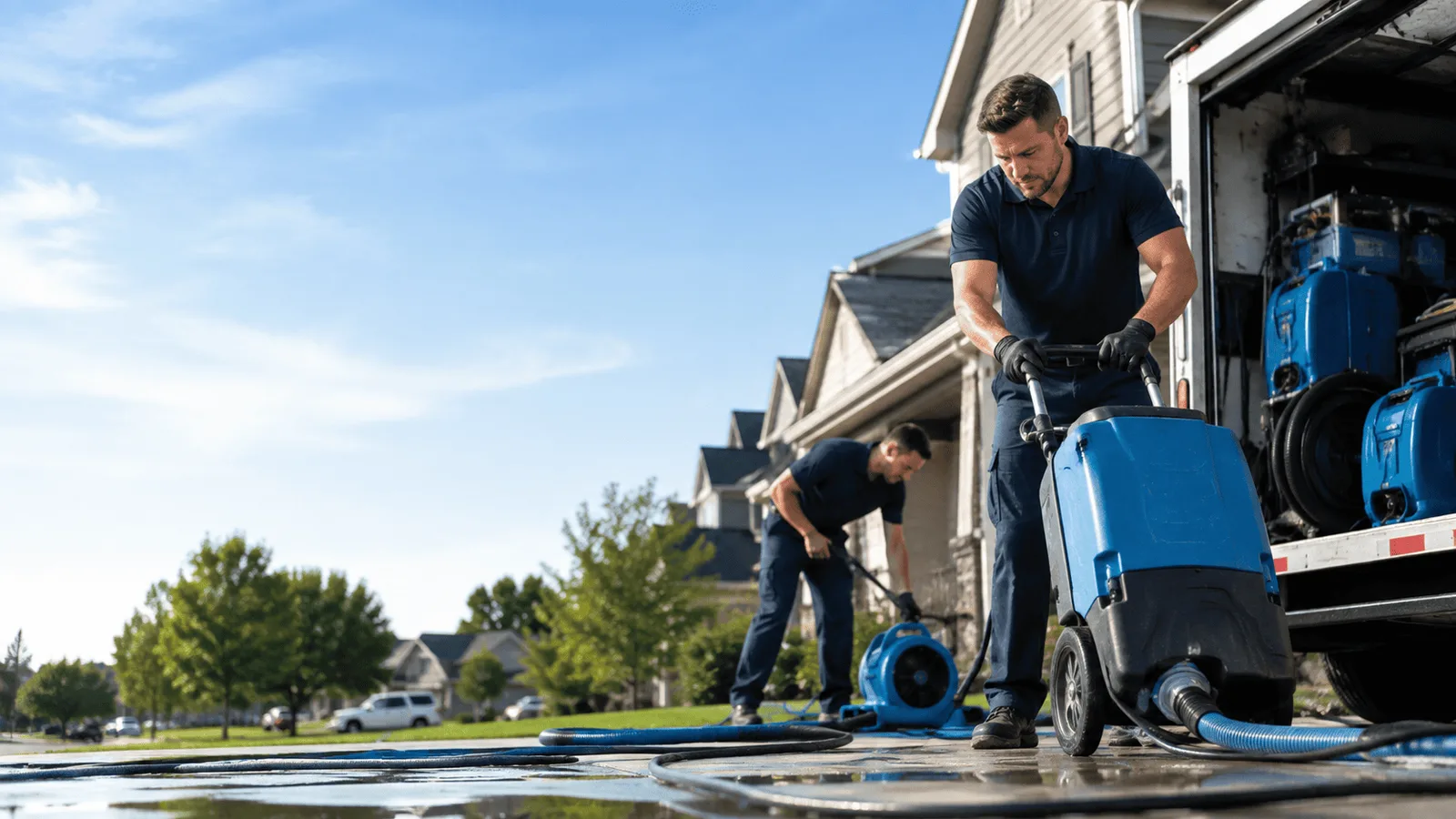 Structural Drying being performed in Benton City, WA